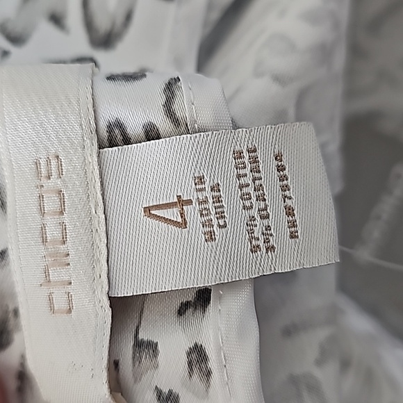 Chico's Mobwife Classy Neutral NWT size 4 Cheetah print crop pants XXL - Picture 8 of 9